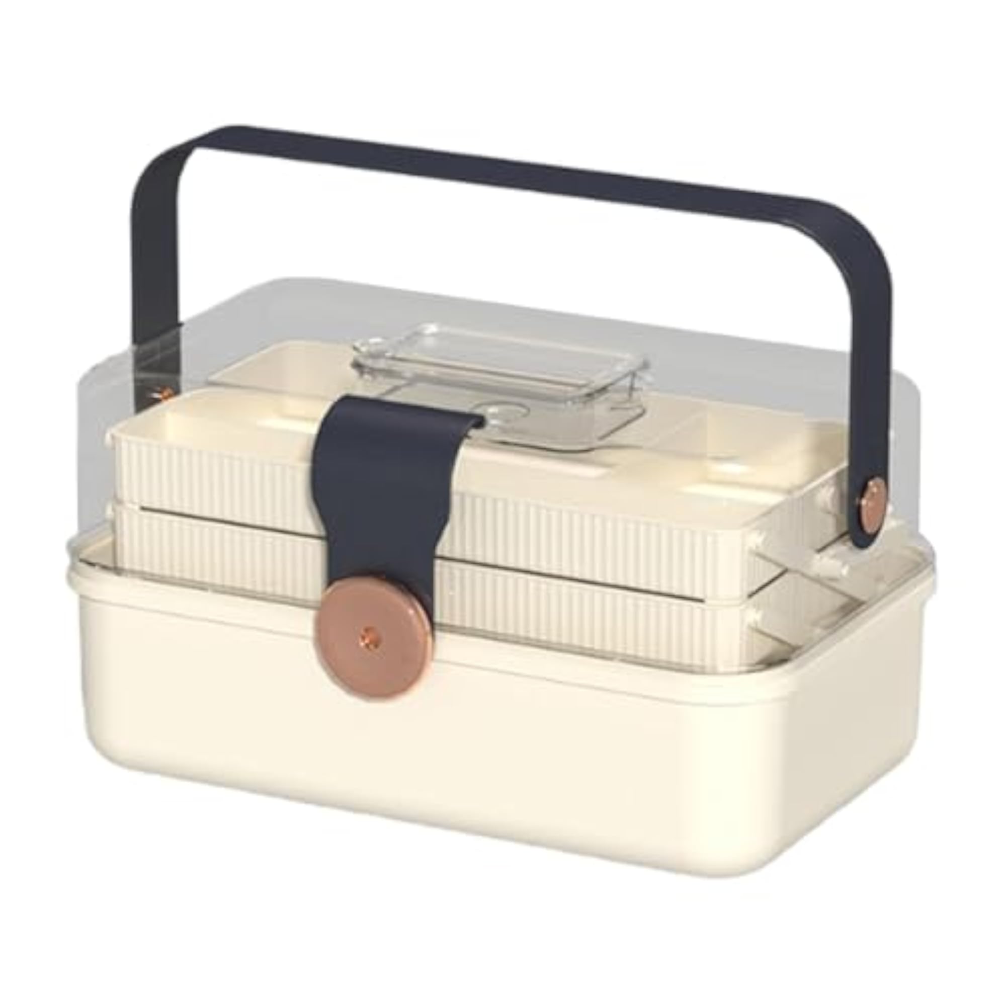 Family First Aid Box with Handle for Outdoor Use